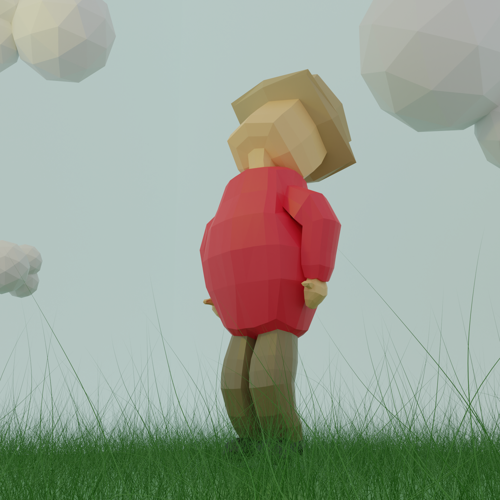 Low Poly Farmer (Rigged!) preview image